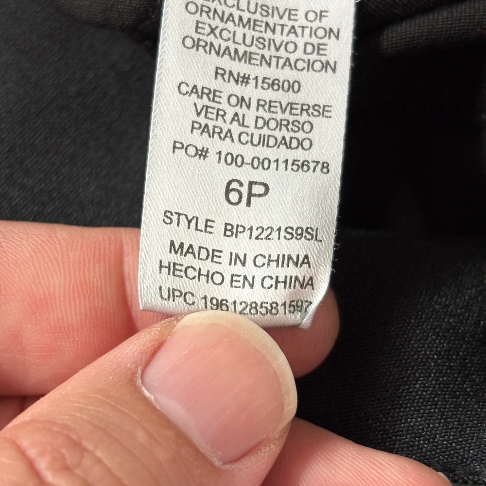 NWT Democracy Womens Pants 6P Black Absolution Curve Equality Flare BP1221S9SL - Picture 9 of 15